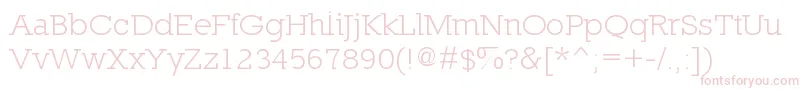 NillandSmallcaps Font – Pink Fonts on White Background