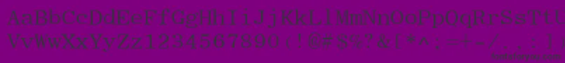 EliteRegular Font – Black Fonts on Purple Background