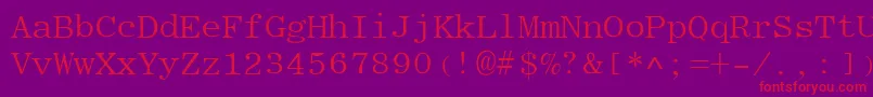 fuente EliteRegular – Fuentes Rojas Sobre Fondo Morado
