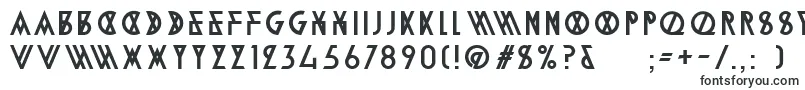 AlpineTypefaceA2Regular-fontti – pyöreäreunaiset fontit
