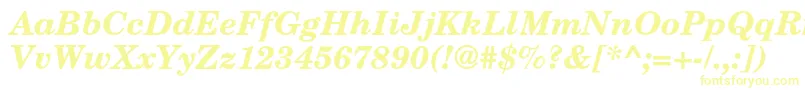 TexgyrescholaBolditalic Font – Yellow Fonts