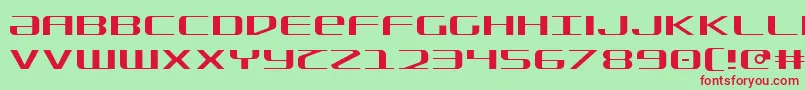 Sdf Light Font – Red Fonts on Green Background