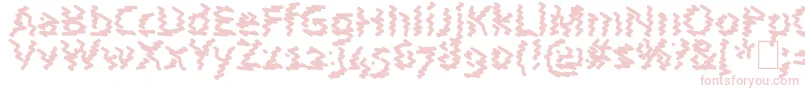 AstralWave-fontti – vaaleanpunaiset fontit valkoisella taustalla