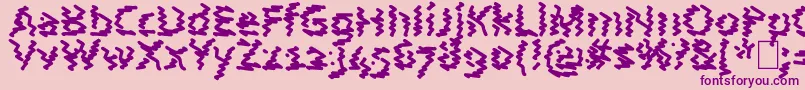 AstralWave Font – Purple Fonts on Pink Background