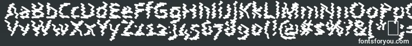 AstralWave Font – White Fonts on Black Background