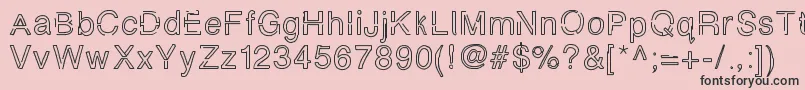 Simplychalky Font – Black Fonts on Pink Background