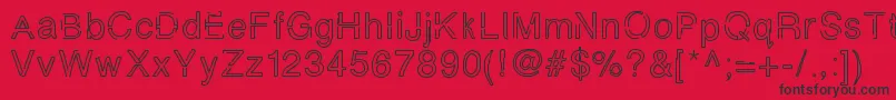 Simplychalky Font – Black Fonts on Red Background