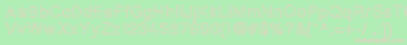 Simplychalky Font – Pink Fonts on Green Background