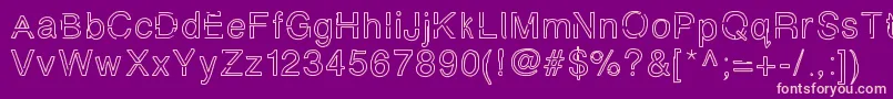 Simplychalky Font – Pink Fonts on Purple Background