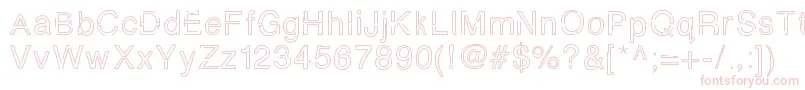 Simplychalky Font – Pink Fonts on White Background