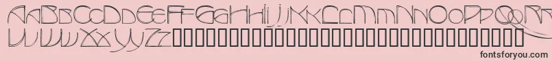 fuente Totescapsssk – Fuentes Negras Sobre Fondo Rosa