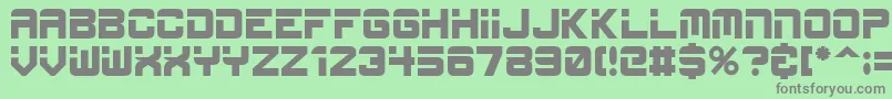 Esp Font – Gray Fonts on Green Background