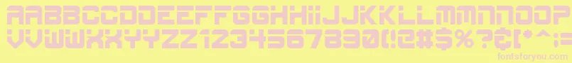 Esp Font – Pink Fonts on Yellow Background