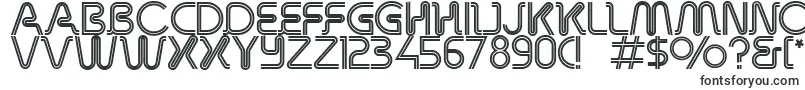 Шрифт RetroStereoThin – высокотехнологичные шрифты