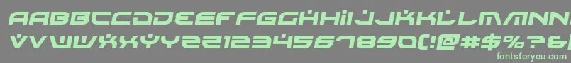 Battlefieldv4semital Font – Green Fonts on Gray Background