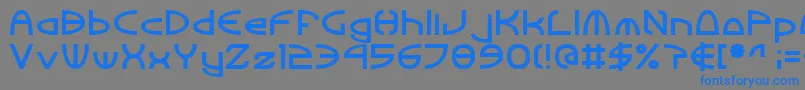 En savoir plus sur la police TinkerRoundBold Police TinkerRoundBold – polices bleues sur fond gris