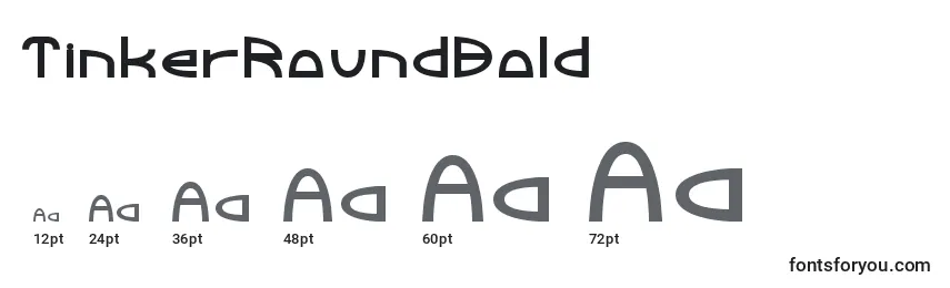 Размеры шрифта TinkerRoundBold