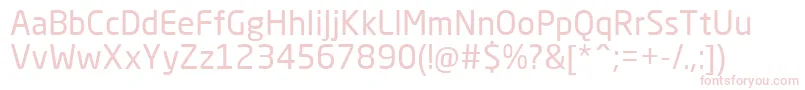 NeoSansCyrRegular Font – Pink Fonts on White Background