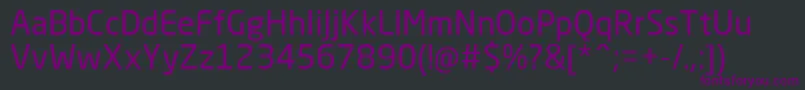 NeoSansCyrRegular Font – Purple Fonts on Black Background