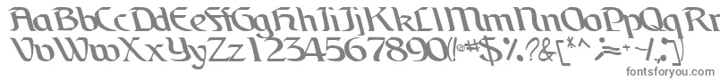 BrainchildfontRegularTtcon-Schriftart – Graue Schriften auf weißem Hintergrund