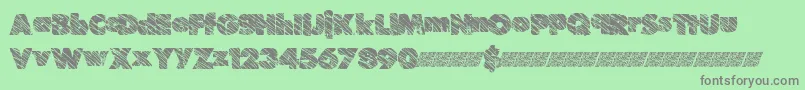 Suchfrosting Font – Gray Fonts on Green Background