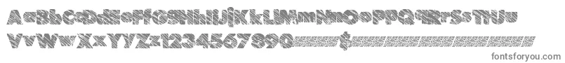 Suchfrosting-fontti – harmaat kirjasimet valkoisella taustalla