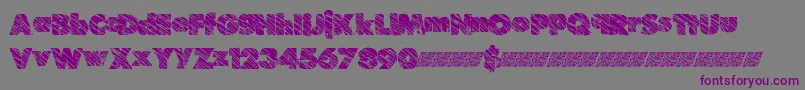 Suchfrosting Font – Purple Fonts on Gray Background