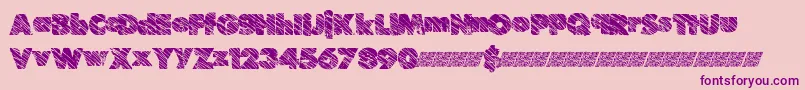 Suchfrosting Font – Purple Fonts on Pink Background