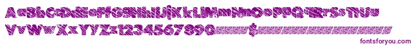 Suchfrosting Font – Purple Fonts on White Background