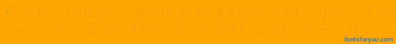 Weitere Informationen zur Kriekl-Schriftart Kriekl-Schriftart – Blaue Schriften auf orangefarbenem Hintergrund