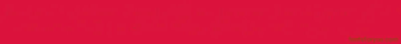 Kriekl Font – Brown Fonts on Red Background
