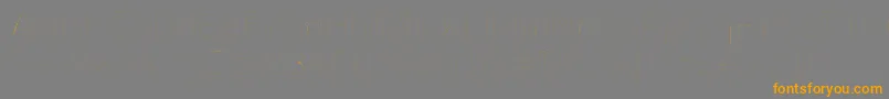 Kriekl Font – Orange Fonts on Gray Background