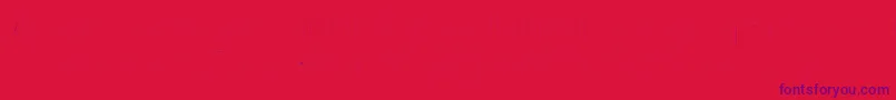 Kriekl Font – Purple Fonts on Red Background
