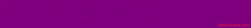 Kriekl Font – Red Fonts on Purple Background