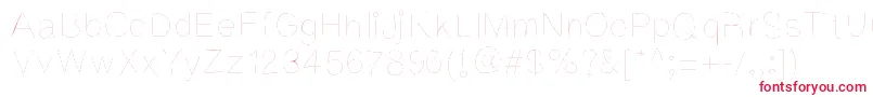 Kriekl Font – Red Fonts on White Background