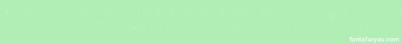 Kriekl Font – White Fonts on Green Background