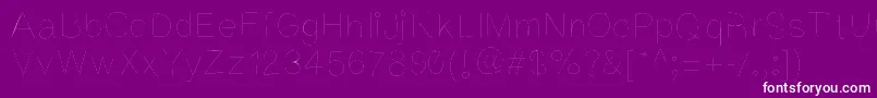 Kriekl Font – White Fonts on Purple Background