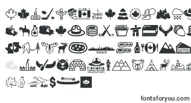  Canada font