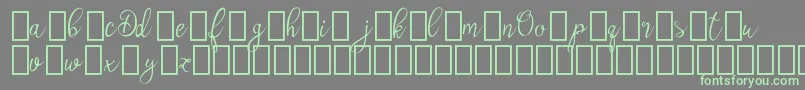 Lisätietoja OlyberDemo-fontista OlyberDemo-fontti – vihreät fontit harmaalla taustalla
