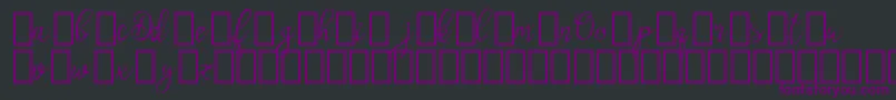 OlyberDemo Font – Purple Fonts on Black Background