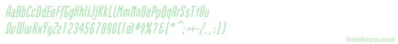 フォントGothikkaBolditalic – 緑のフォント