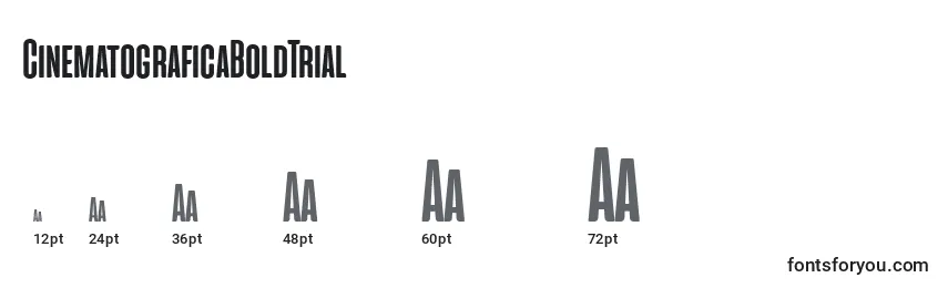 CinematograficaBoldTrial Font Sizes