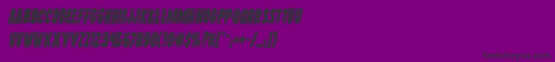 Wolfbrothersacadital Font – Black Fonts on Purple Background