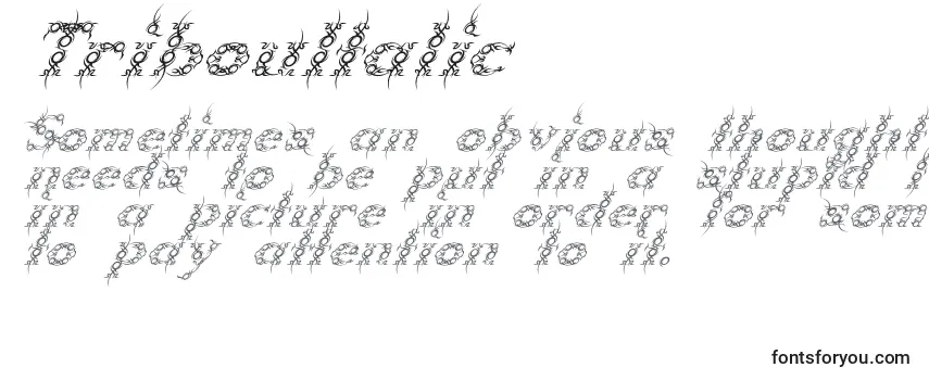 Schriftart TribouItalic (116031)