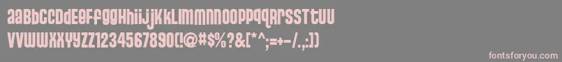 StJosie Font – Pink Fonts on Gray Background