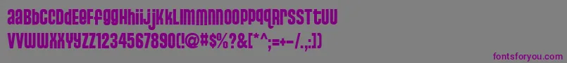 StJosie Font – Purple Fonts on Gray Background
