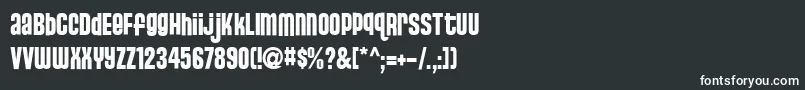 StJosie Font – White Fonts on Black Background