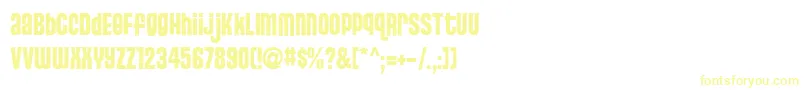 StJosie Font – Yellow Fonts on White Background