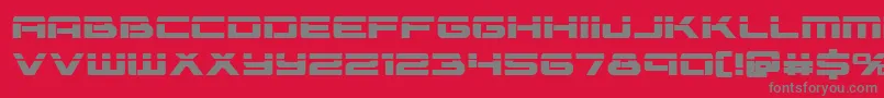 fuente Vorpalbold – Fuentes Grises Sobre Fondo Rojo