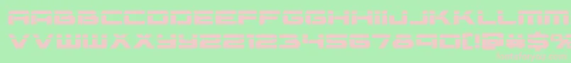 Vorpalbold Font – Pink Fonts on Green Background